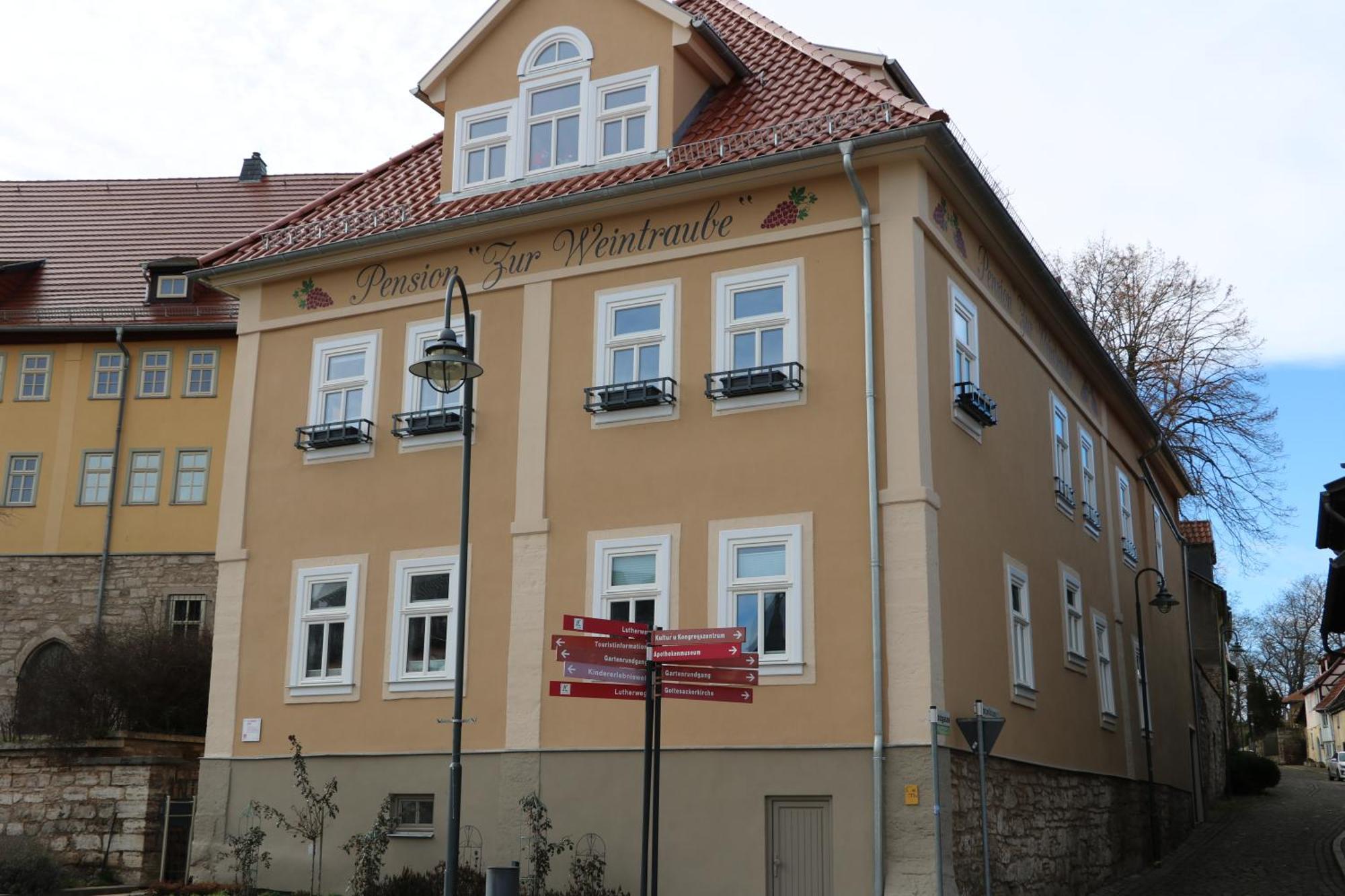 Gasthaus Zur Weintraube Bad Langensalza Ngoại thất bức ảnh