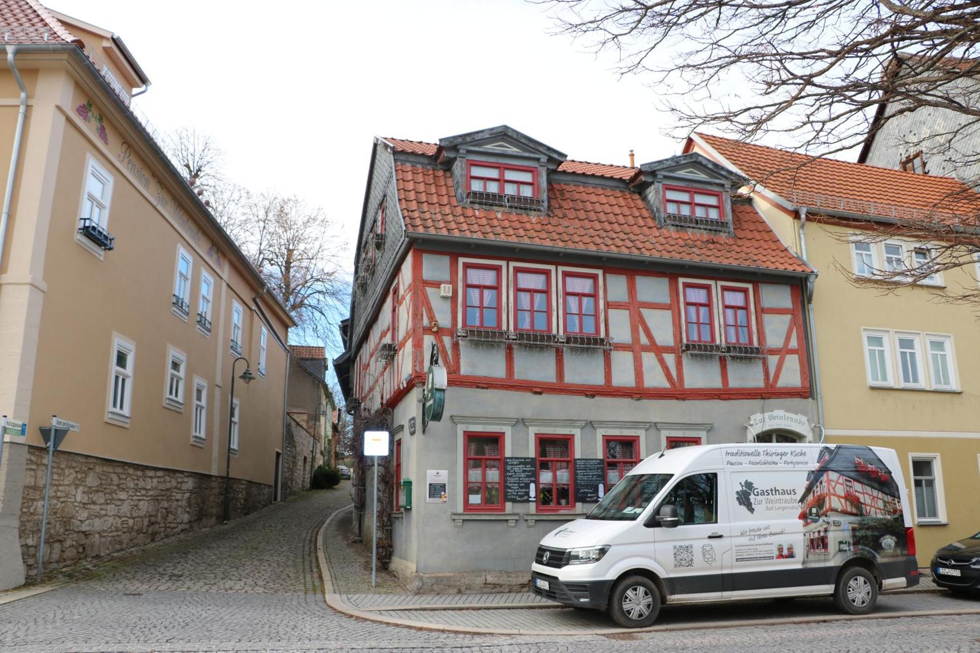 Gasthaus Zur Weintraube Bad Langensalza Ngoại thất bức ảnh